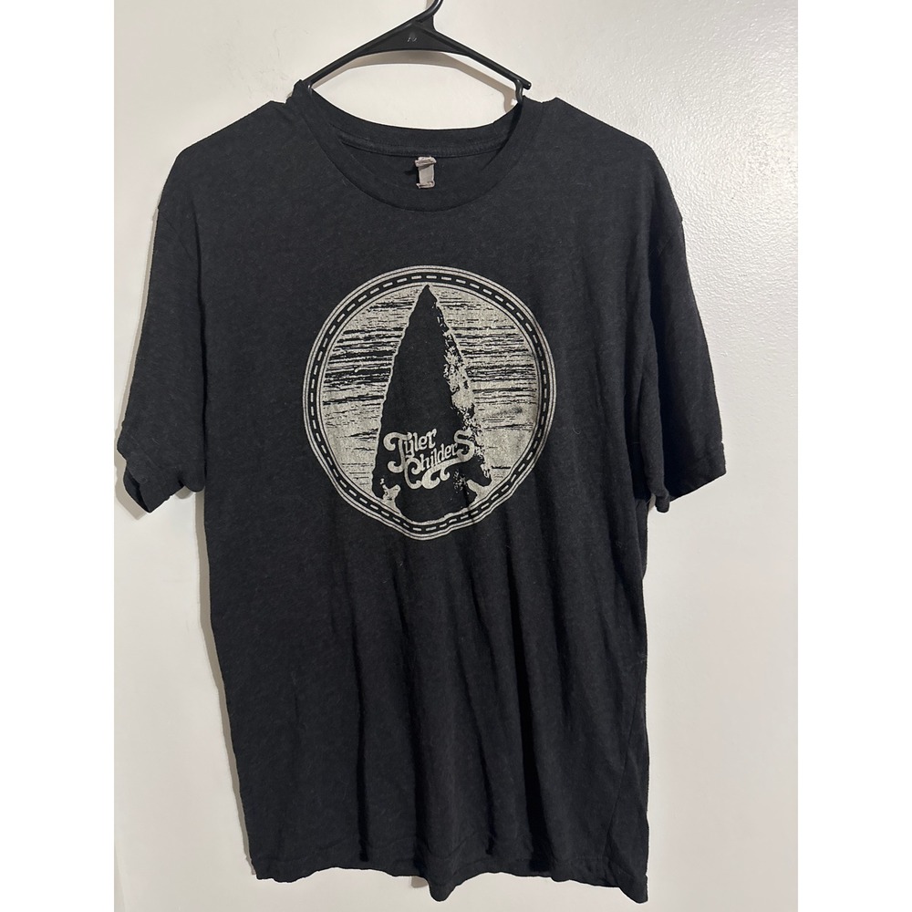 Tyler Childers Arrowhead Graphic T-Shirt Mens Charcoal Black Country Music Tee
